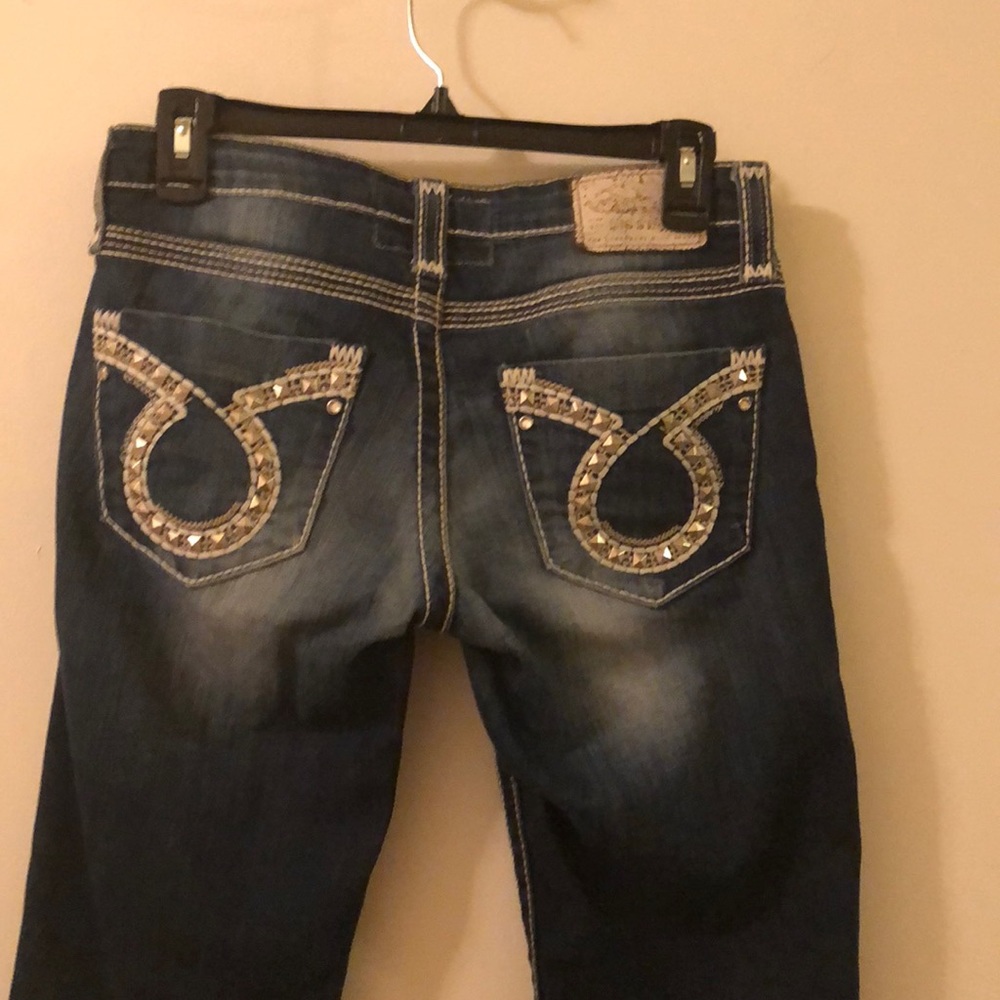 Big star liv distress  straight jeans
